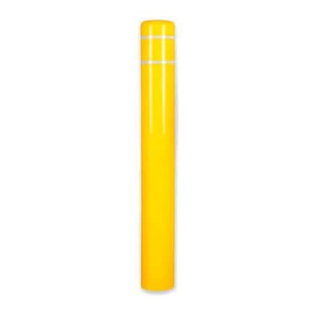 Post Guard Post Guard Bollard Cover 3501N, 8-7/8"Dia. X 72"H, Yellow W/No Tape 3501N